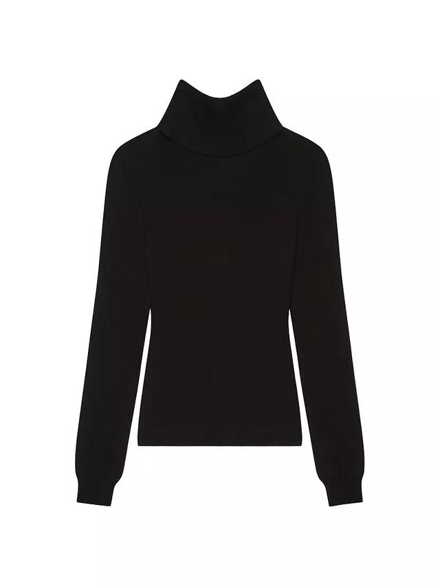 Slim Fit Sweater in Cashmere Tied at the Back Product Image