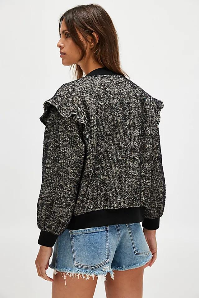 Driftwood Houndstooth Bomber Jacket Product Image