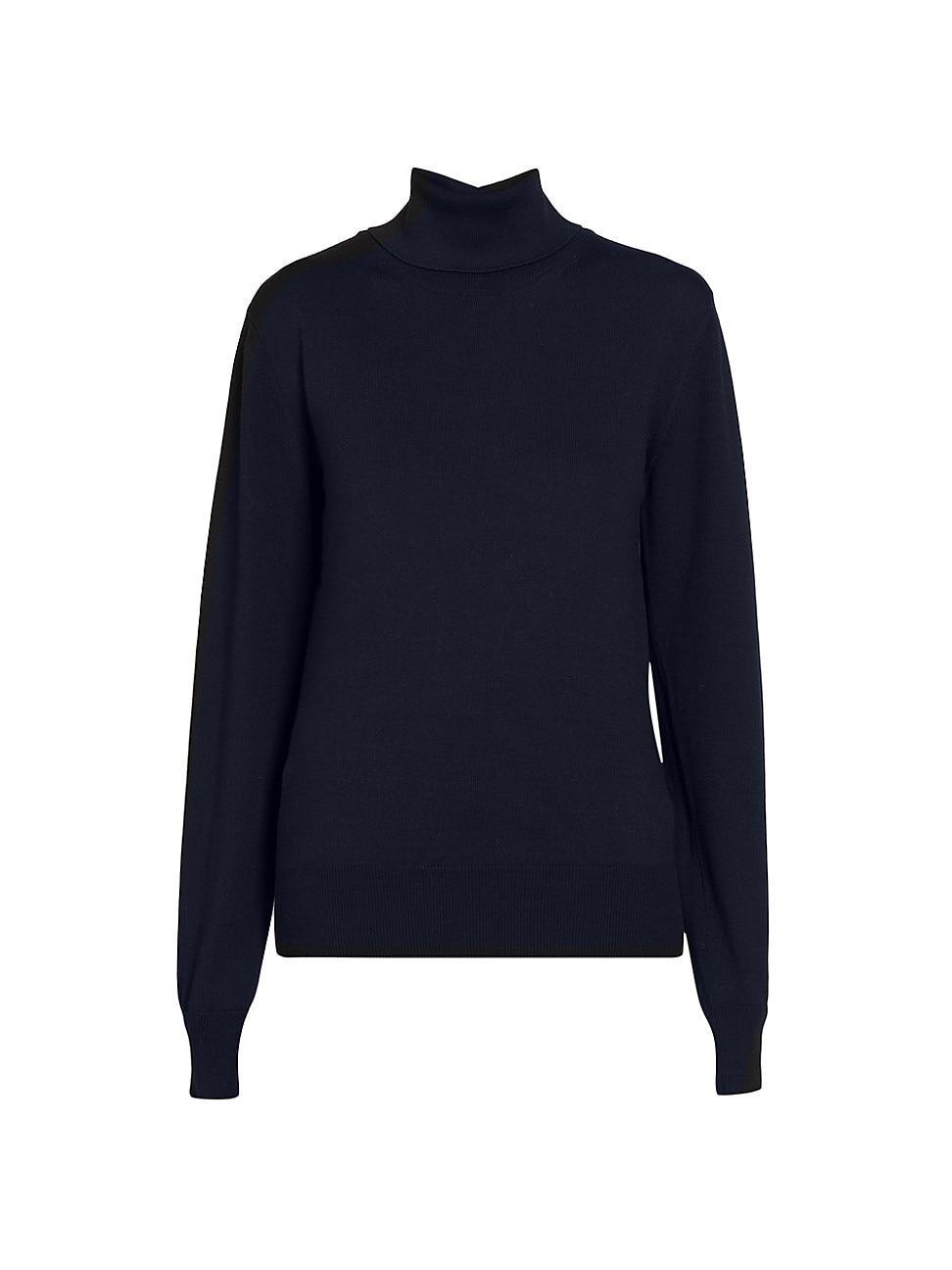 Womens Merino Wool Turtleneck Sweater Product Image