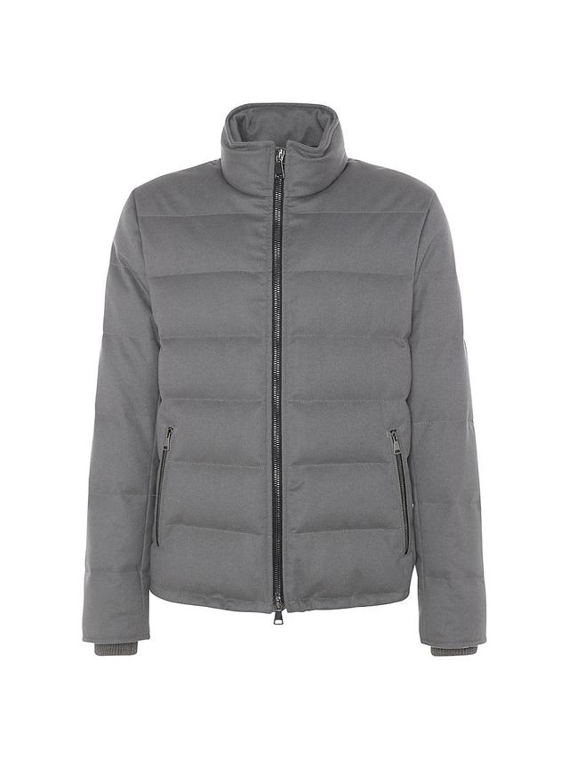 Mens Loro Piana Cashmere Quilted Down Jacket Product Image