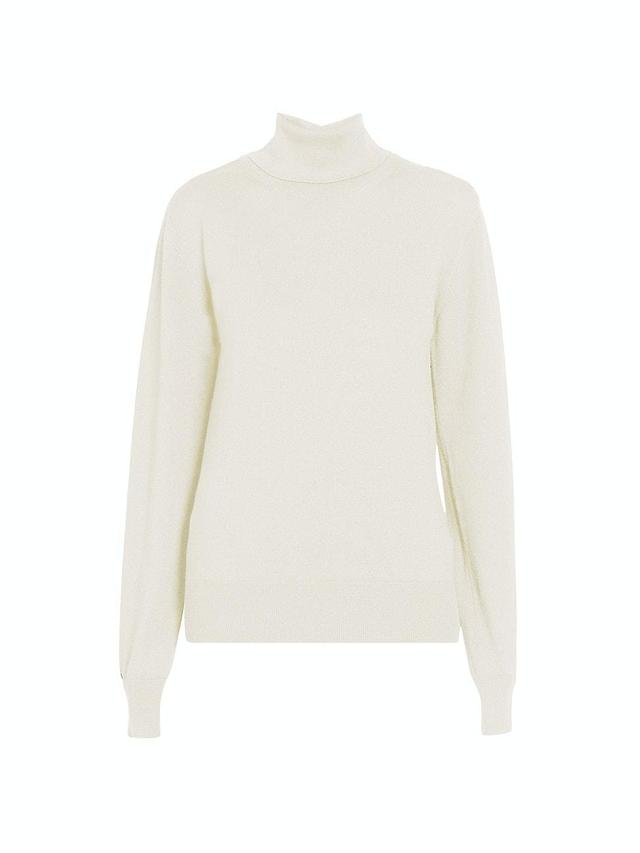 Womens Merino Wool Turtleneck Sweater Product Image