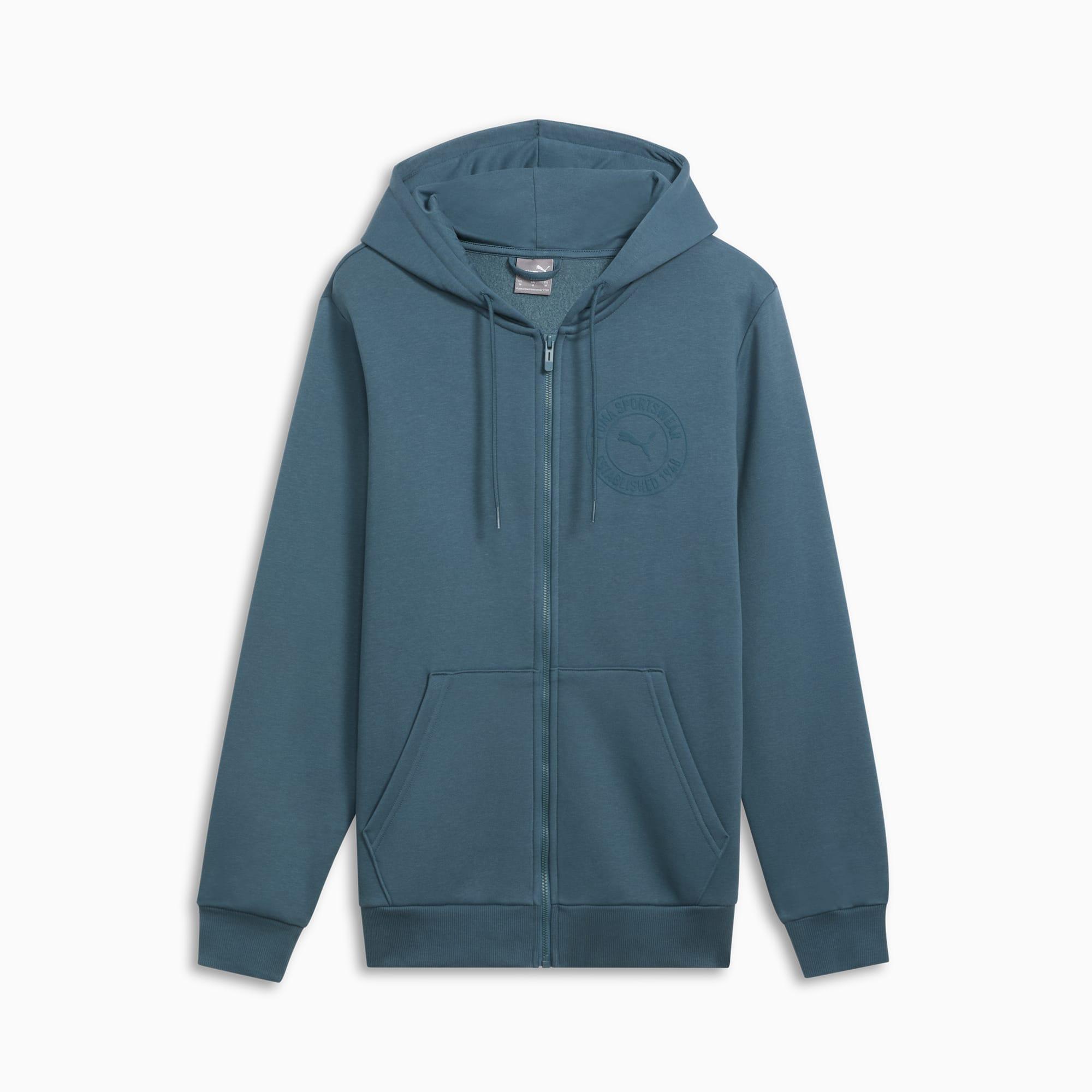 Tonal Graphic Men's Full-Zip Hoodie Product Image