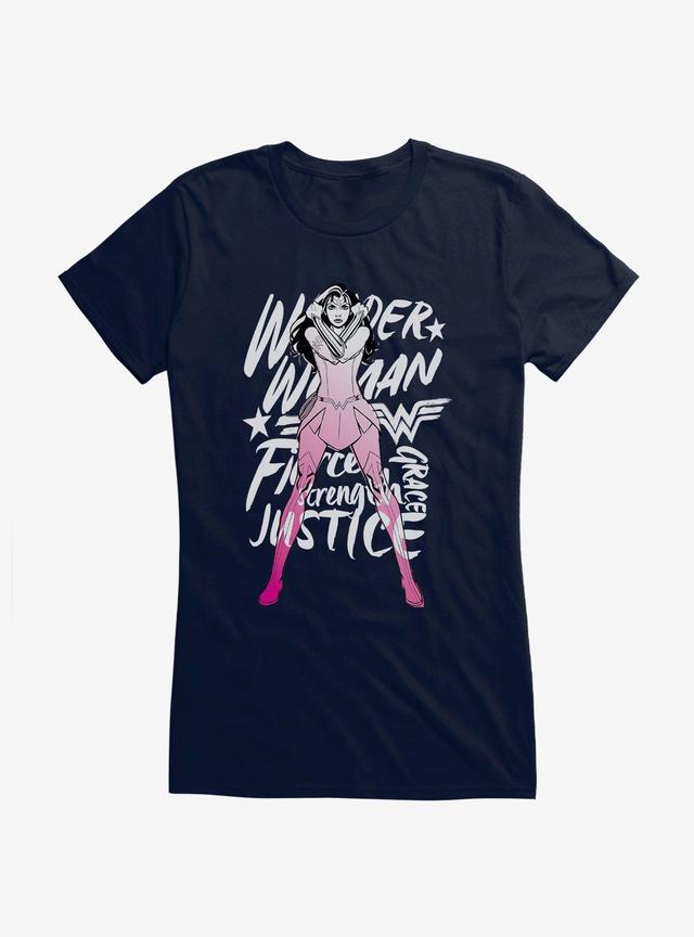 Wonder Woman Grace And Strength Girls T-Shirt Product Image