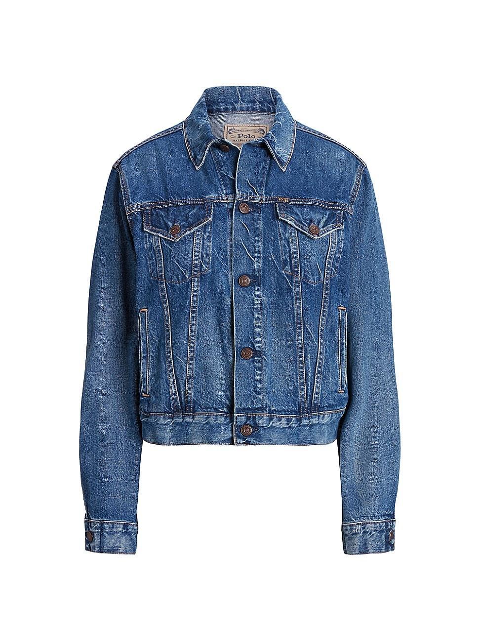 Womens Denim Trucker Jacket product image