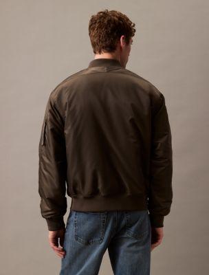 Nylon Padded Bomber Jacket Product Image