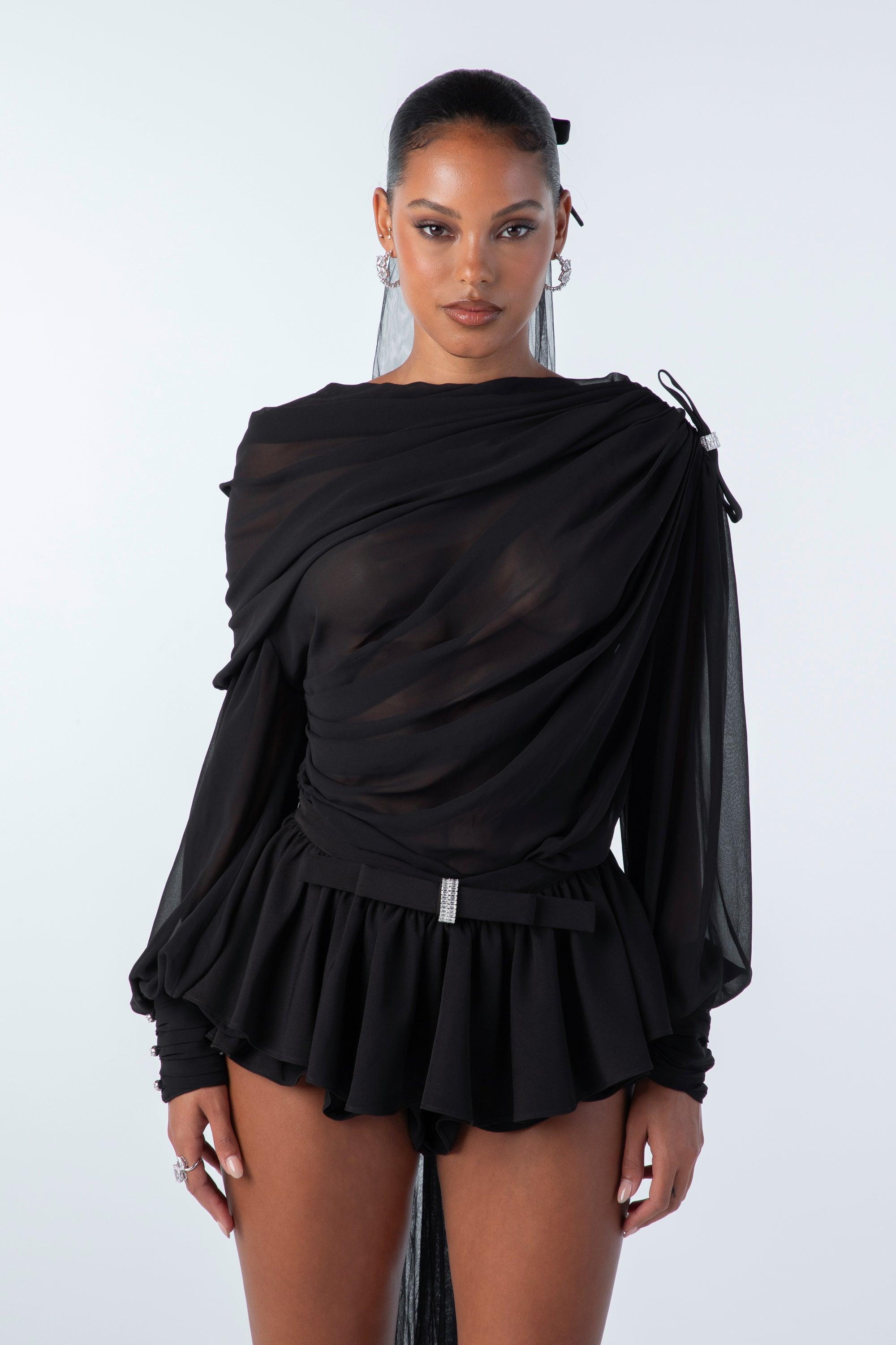 Demi Top (Black) Product Image