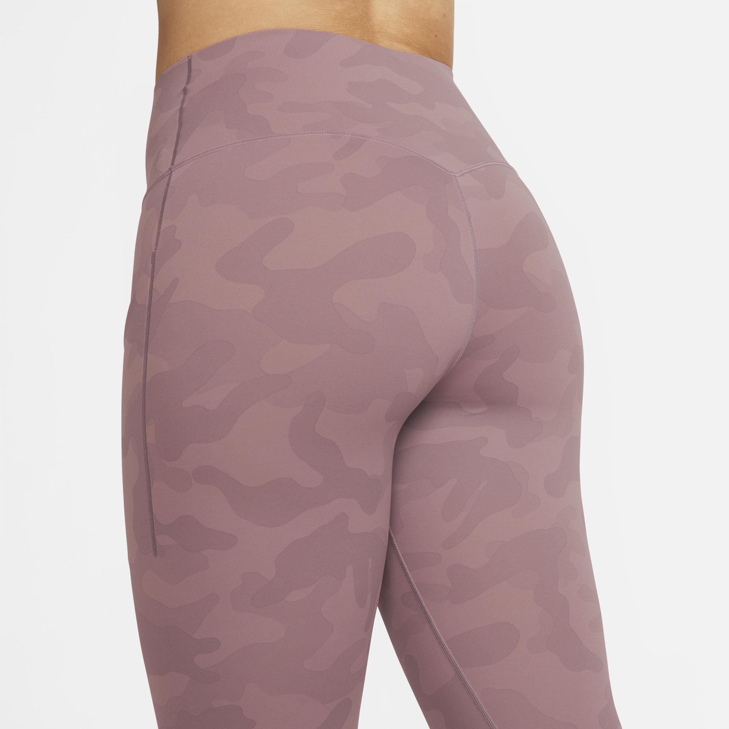 Nike Women's Universa Medium-Support High-Waisted 7/8 Camo Leggings with Pockets Product Image