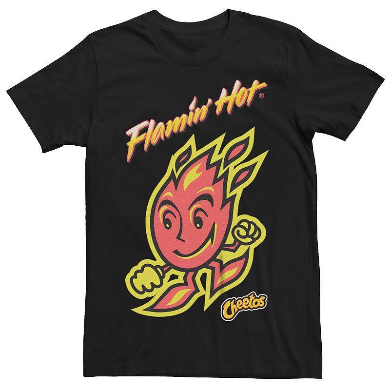 Mens Cheetos Flamin Hot Dancing Flame Tee Black Product Image