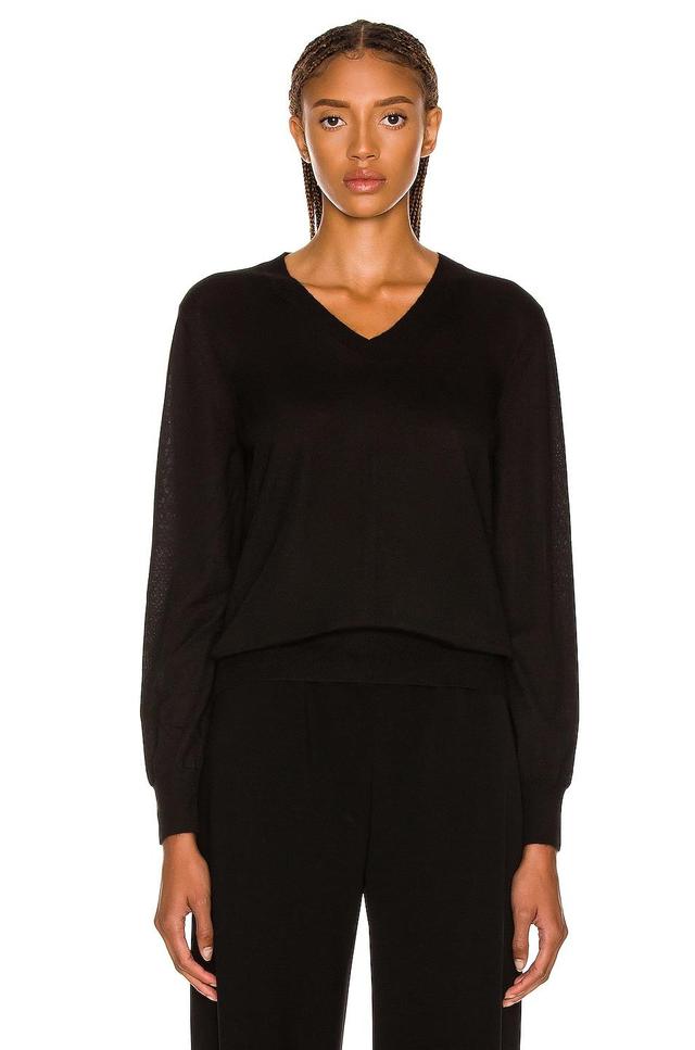 The Row Stockwell V-Neck Cashmere Sweater Product Image