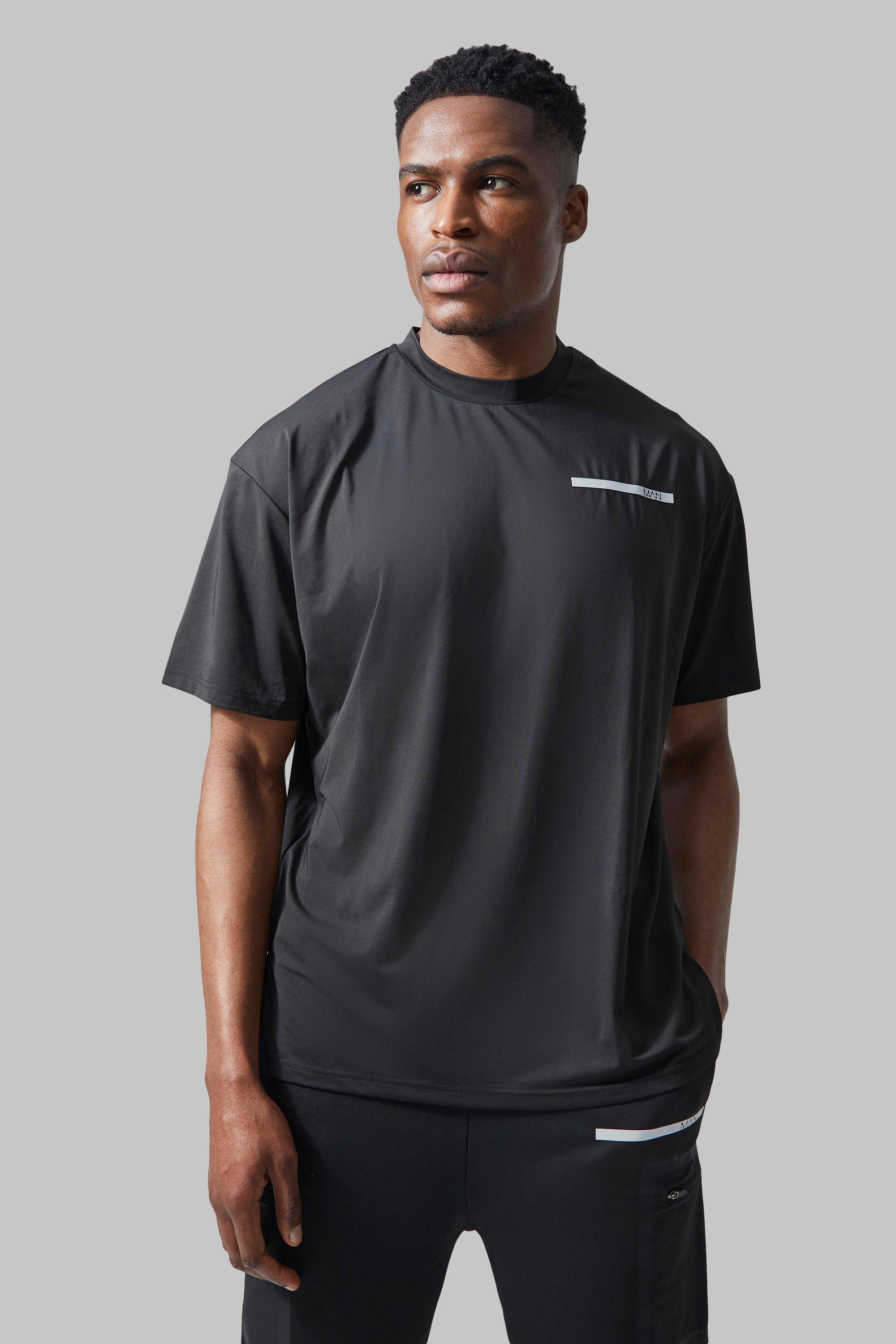 Man Active Performance Oversized T Shirt | boohooMAN USA Product Image