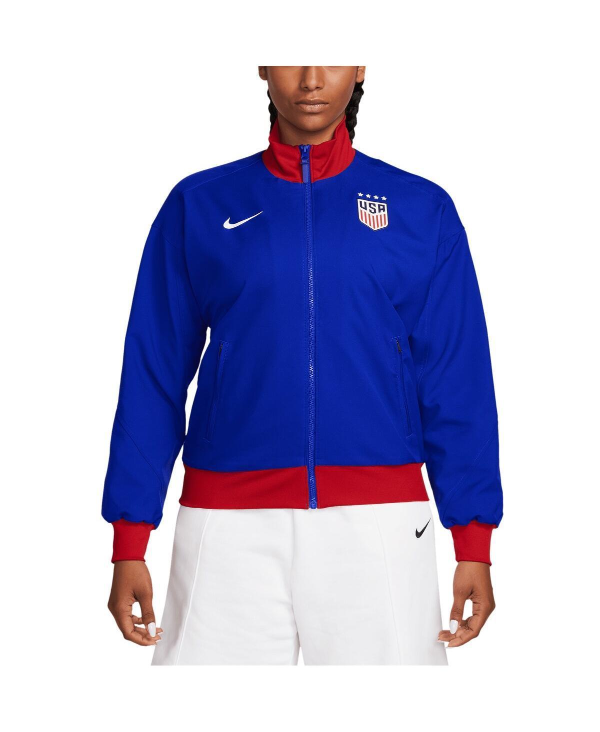 Nike Womens Royal Uswnt 224 Strike Anthem Full-Zip Jacket Product Image