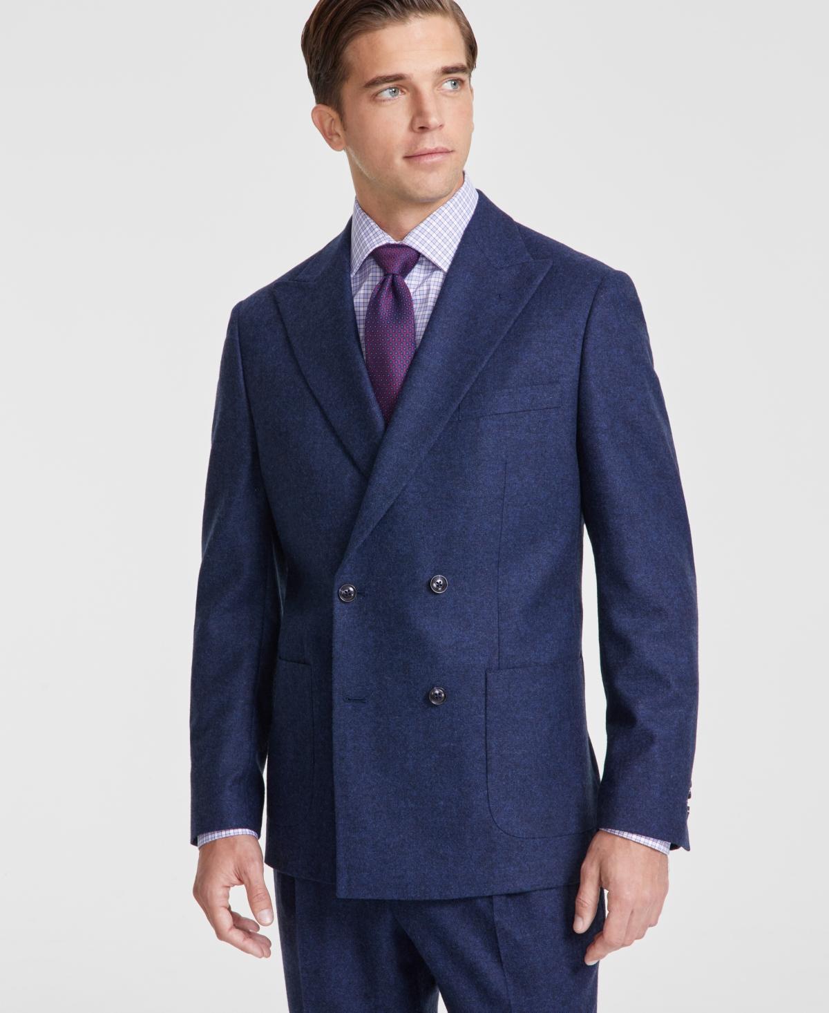 Tommy Hilfiger Mens Relaxed Modern-Fit Wool Tweed Db Suit Jacket Product Image