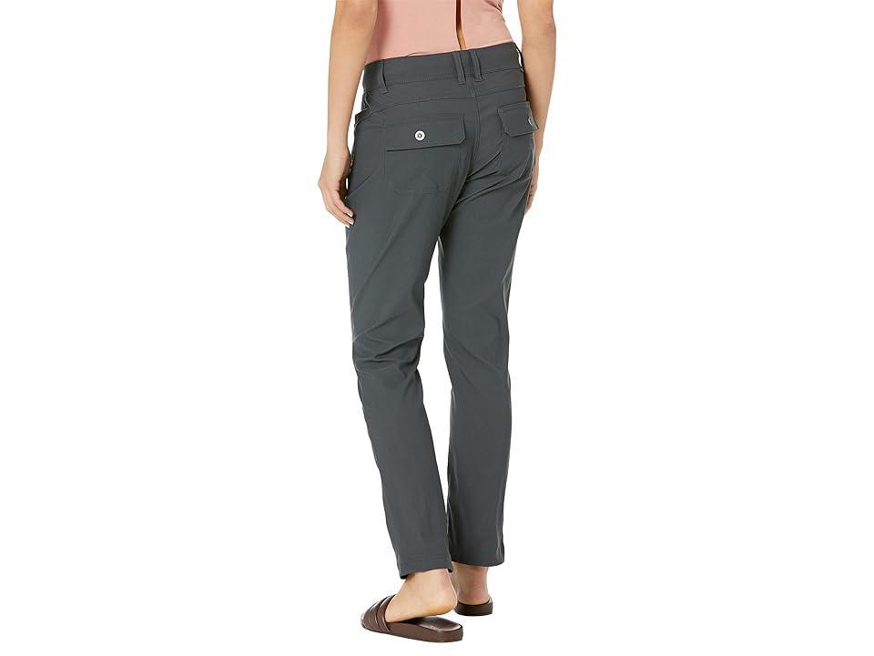 Prana Halle Straight Pants II (Coal) Women's Clothing Product Image