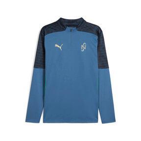 PUMA x NEYMAR JR "BNA" Men's Quarter-Zip in Blue Horizon/Marine Blue Product Image