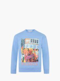 GRAPHIC PRINT SWEATSHIRT - PRIDE CAPSULE in blue | JW Anderson US  Product Image