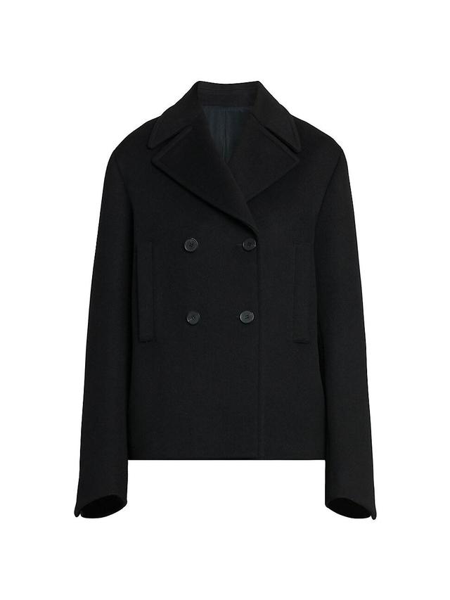 Womens Wool-Cashmere Felt Coat Product Image