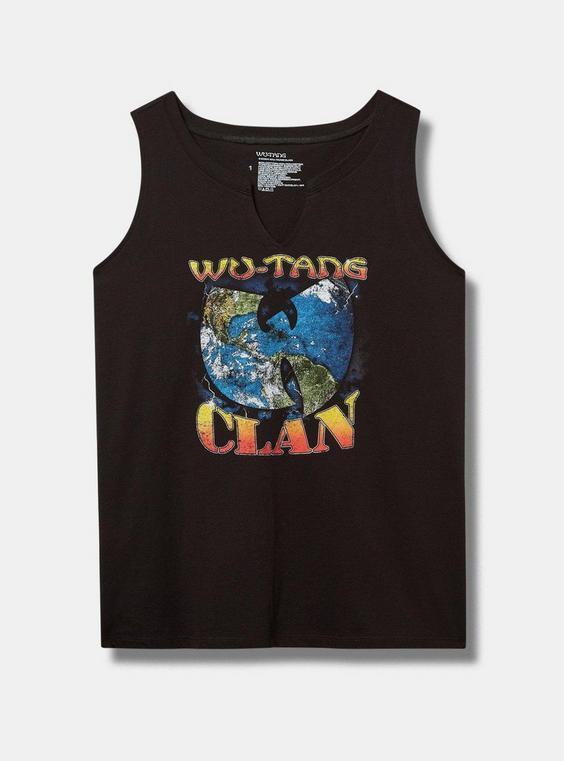 Wutang Clan Fit Cotton Notch Neck Tank Product Image