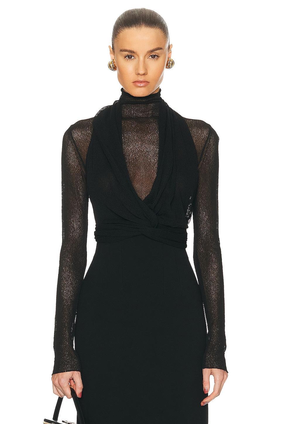 Ferragamo Bodysuit in Black Product Image