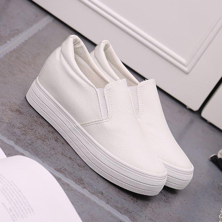 Hidden-Heel Platform Slip-On Sneakers Product Image