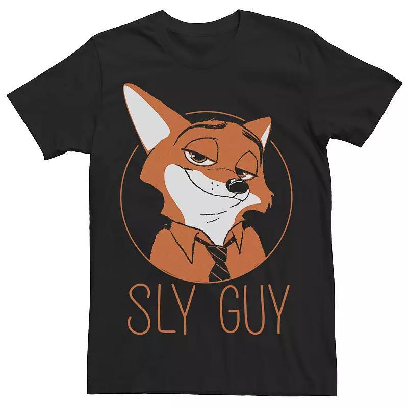 Mens Disney Zootopia Nick Wilde Sly Guy Fox Tee Product Image