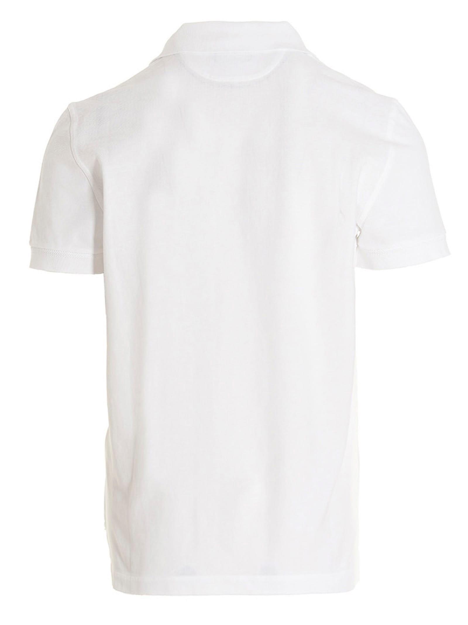 TOM FORD Short-sleeved Toweling Polo Shirt In White Product Image