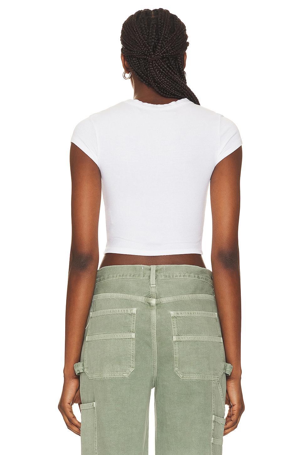 Silk Cropped Tee Enza Costa Product Image