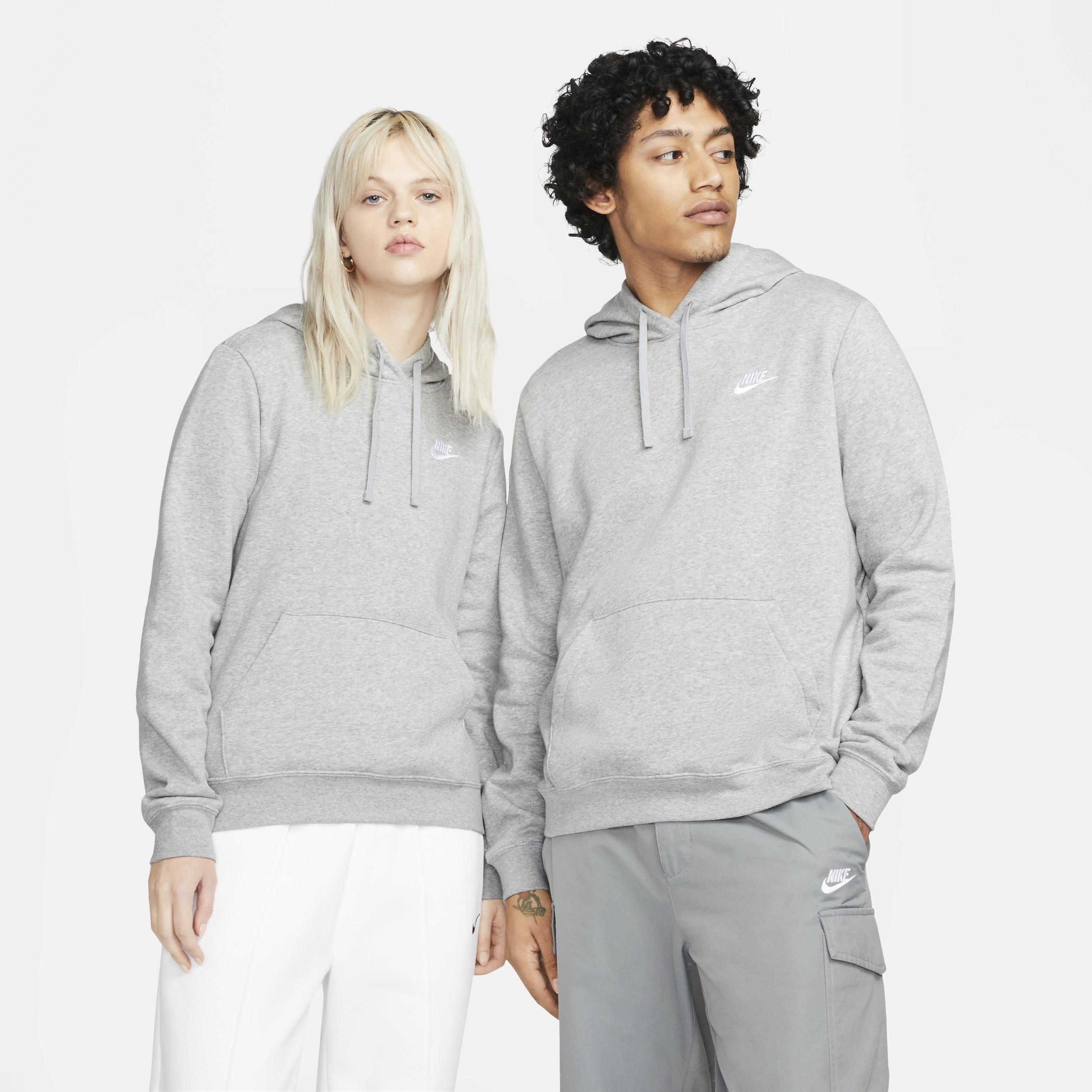 Womens Nike Sportswear Club Fleece Hoodie Gray Grey Product Image