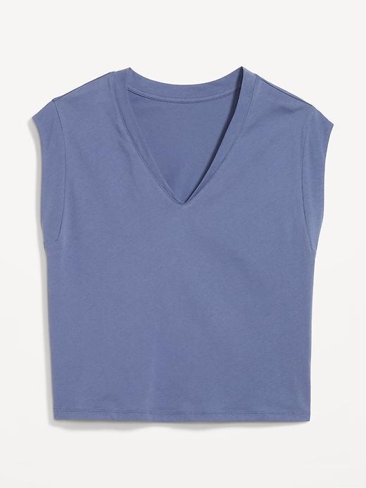 Sleeveless V-Neck Top Product Image