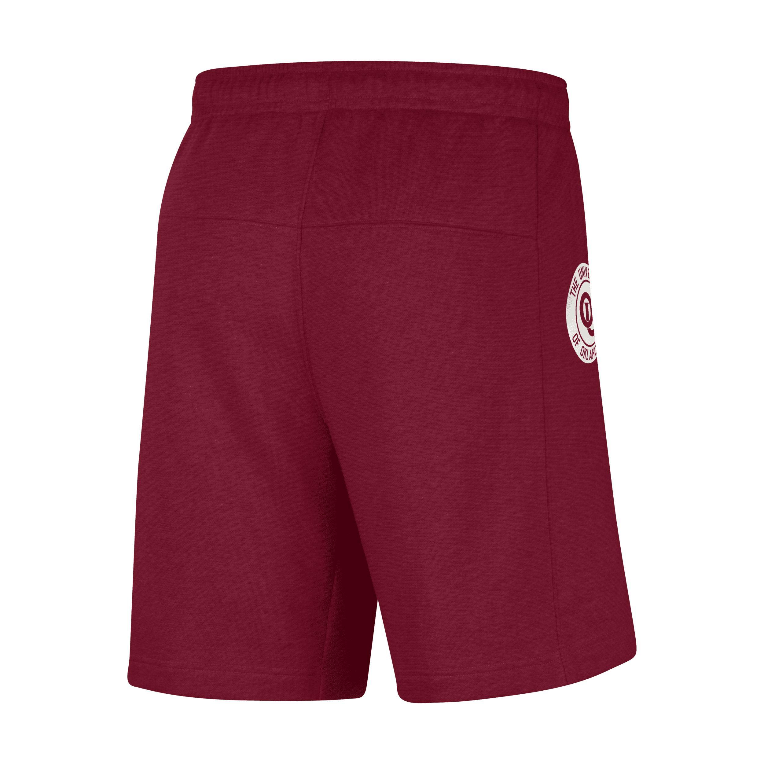 Mens Nike Crimson Oklahoma Sooners Logo Shorts Product Image