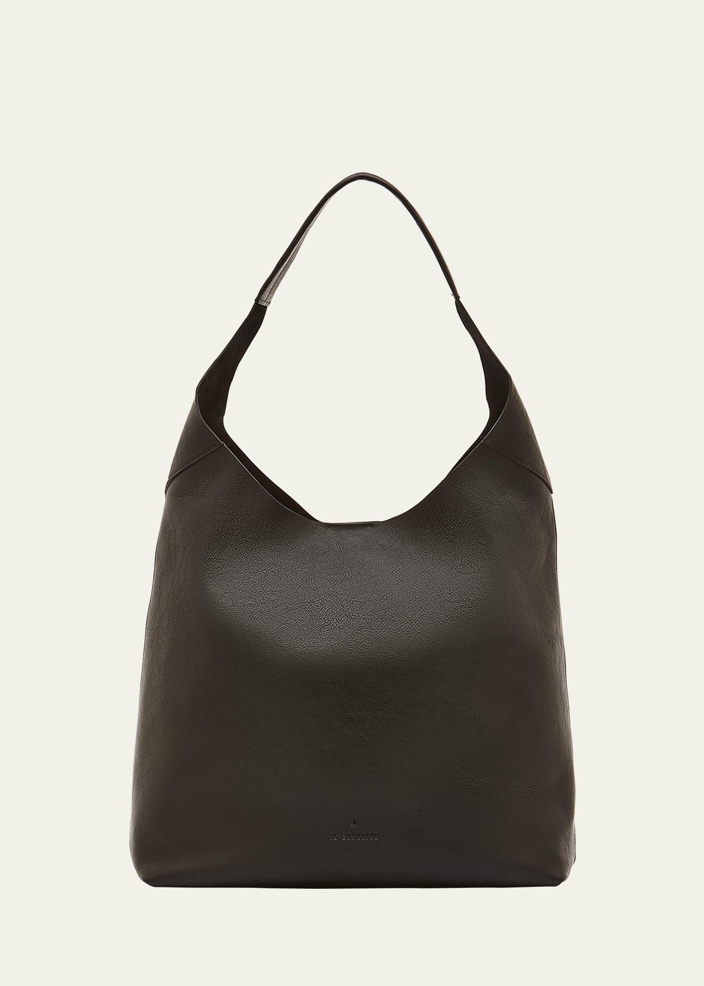 Womens Le Laudi Leather Hobo Bag Product Image