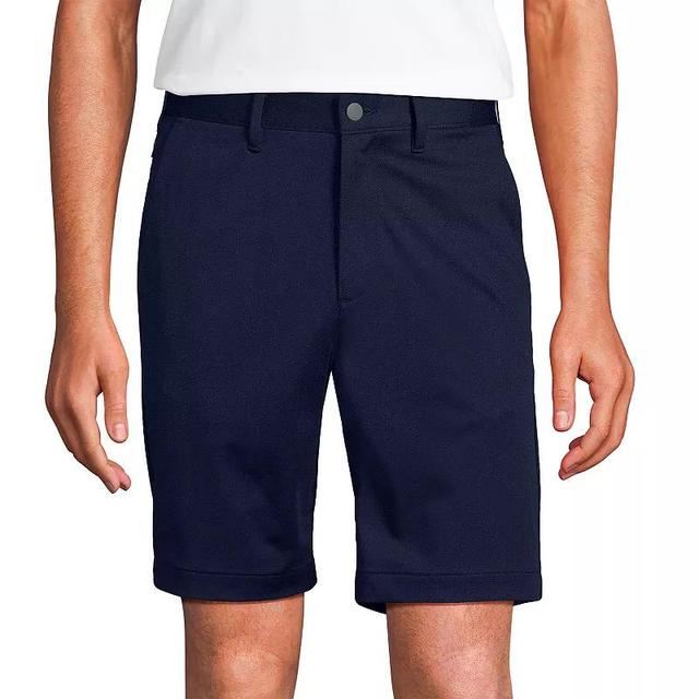 Mens Lands End Traditional-Fit 9-inch Flex Performance Golf Shorts Radiant Blue Product Image