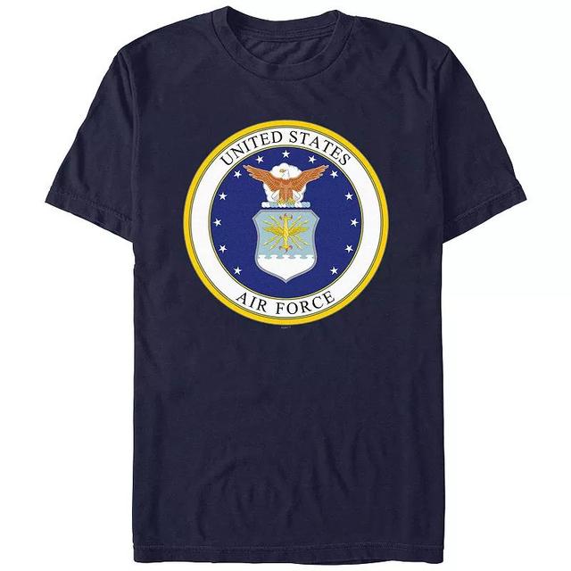 Mens United States Air Force Seal Graphic Tee Blue Product Image