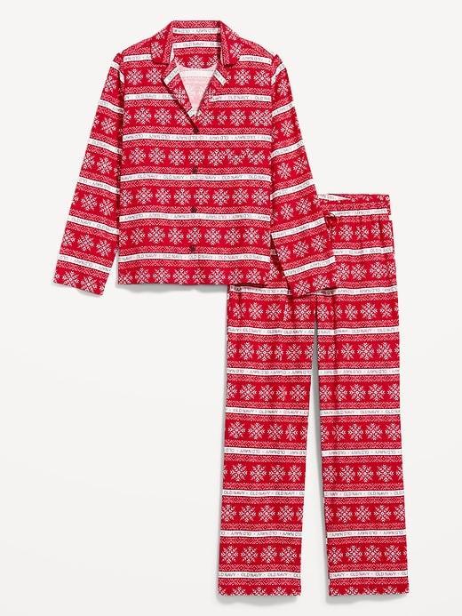 Flannel Pajama Set for Women Product Image