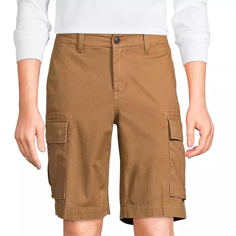 Mens Lands End Comfort First Knockabout Cargo Shorts Radiant Blue Product Image