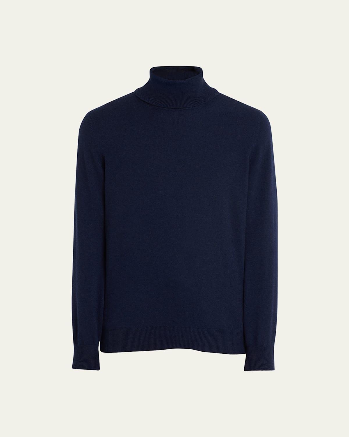 Mens Cashmere Turtleneck Sweater Product Image