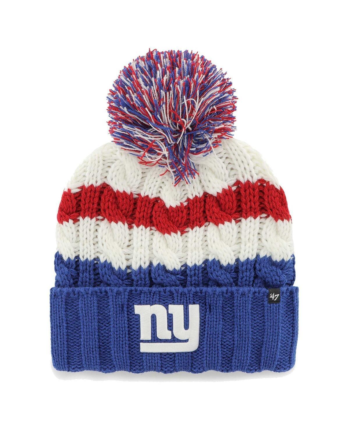 Womens 47 New York Giants Ashfield Cuffed Knit Hat with Pom Product Image