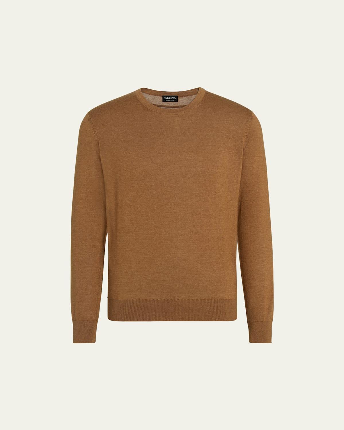 Mens Cashmere-Silk Casheta Light Crewneck Sweater Product Image