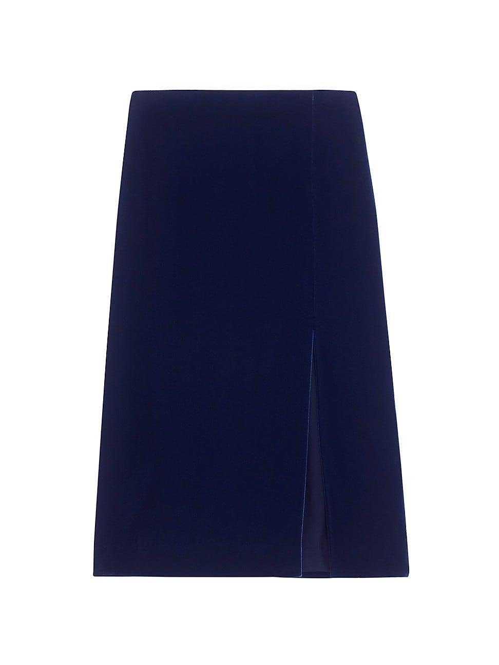 Womens Velvet Pencil Skirt Product Image