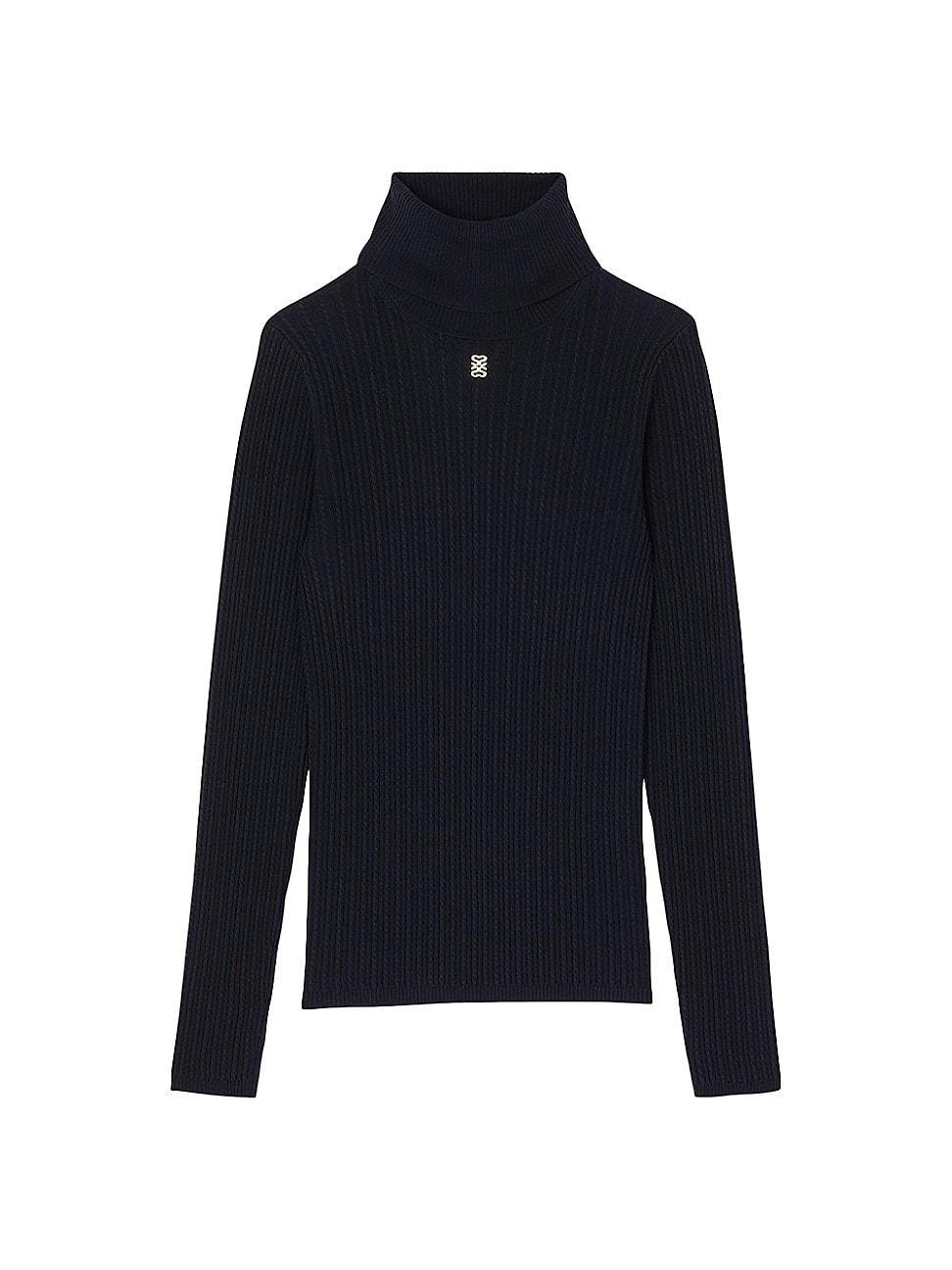 Womens Turtleneck Sweater Product Image