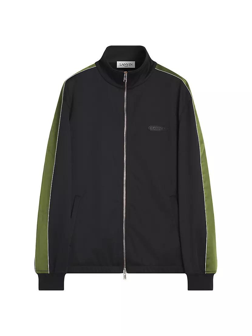 Tracksuit Jacket with Satin Stripes Product Image