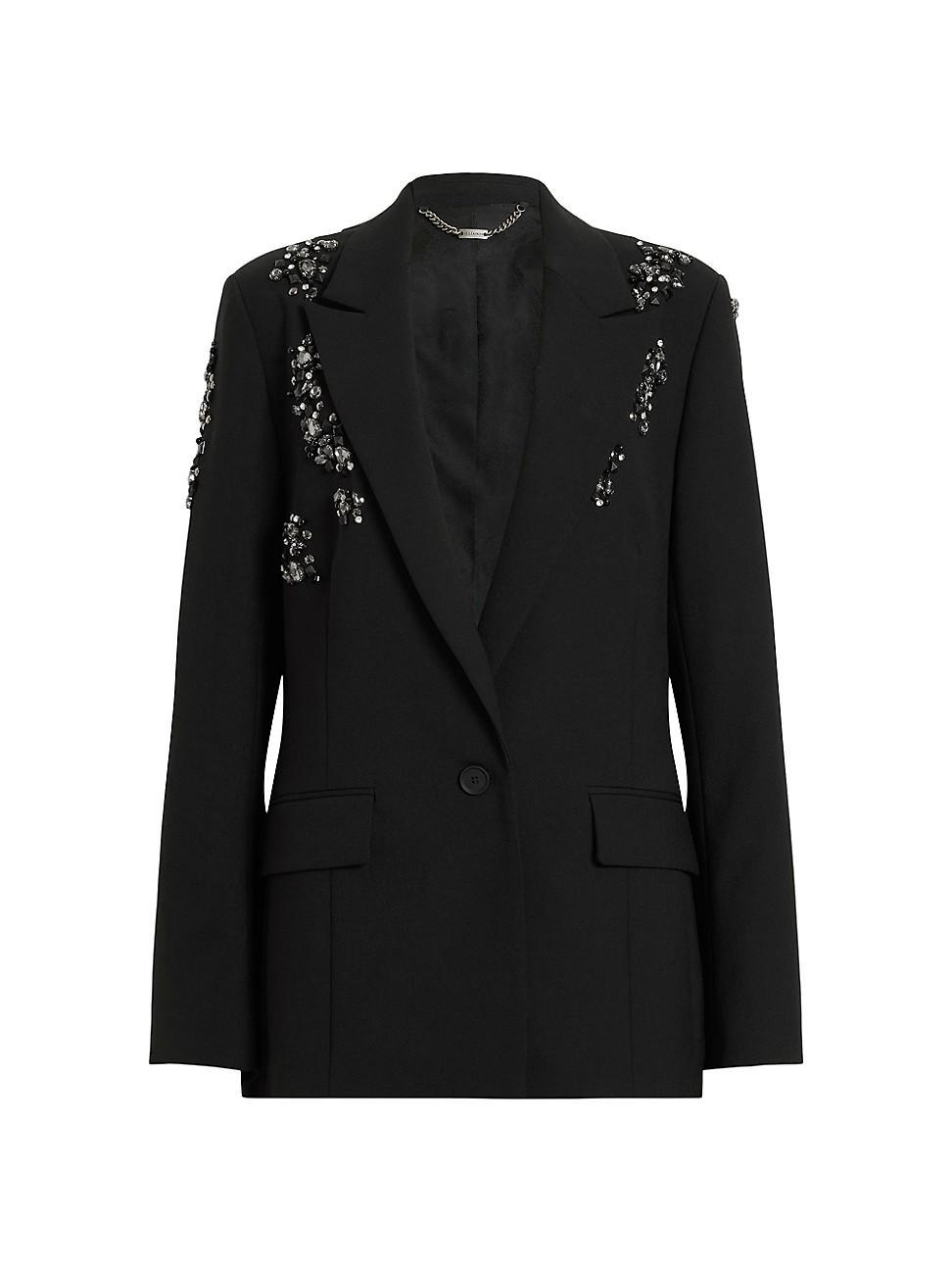 Womens Atlas Embellished Blazer Product Image