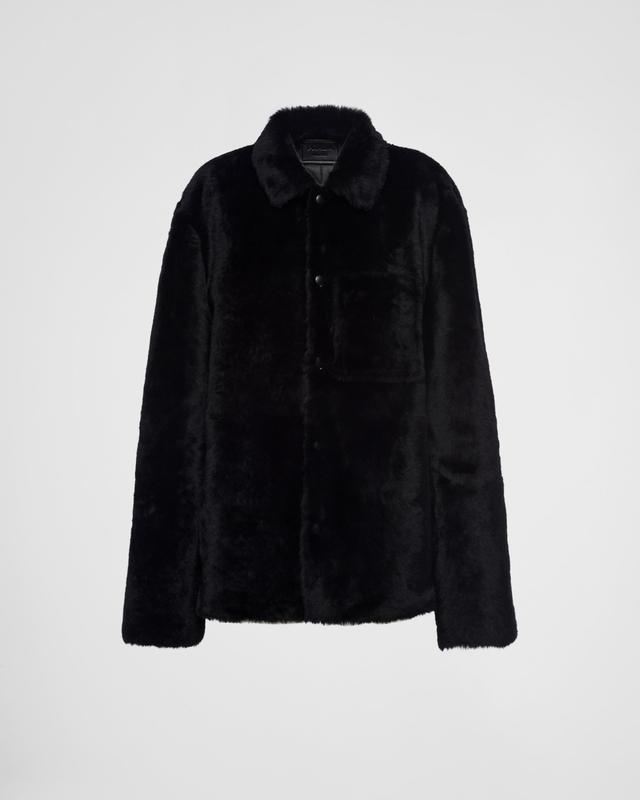 Shearling blouson jacket Product Image