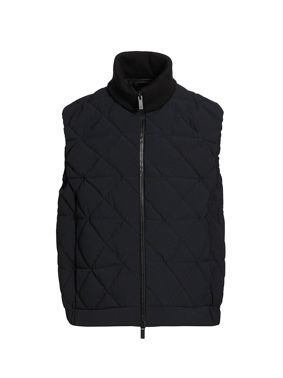 Mens Quilted Nylon Puffer Vest Product Image