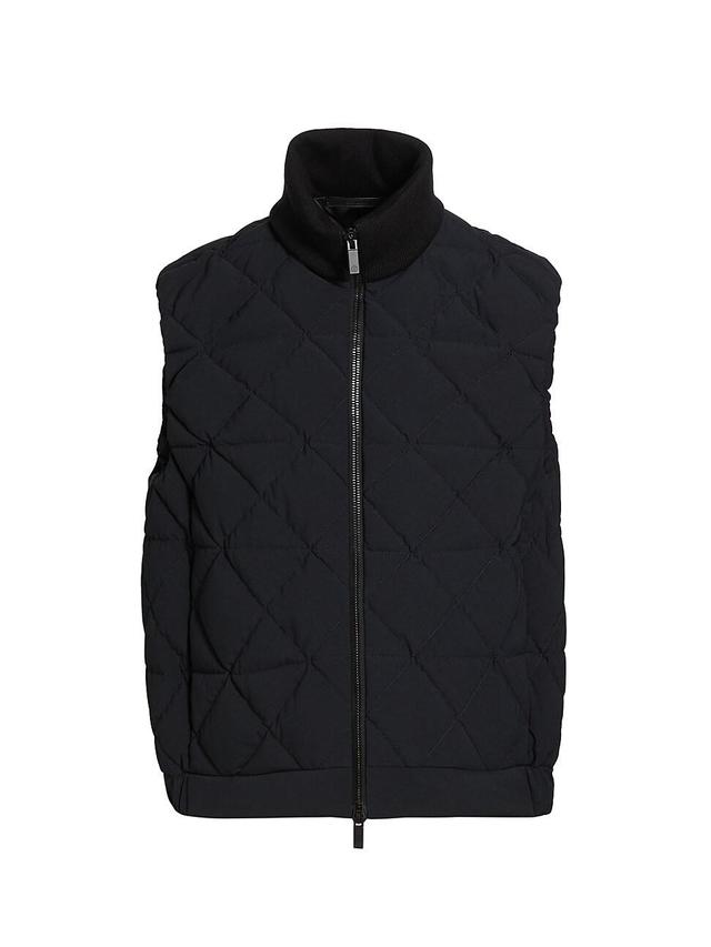 Mens Quilted Nylon Puffer Vest Product Image