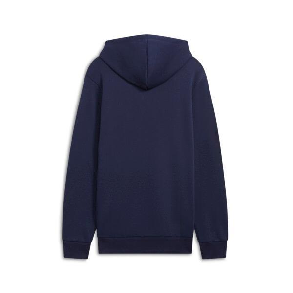 PUMA Tonal Logo Men's Hoodie in Dark Blue Product Image