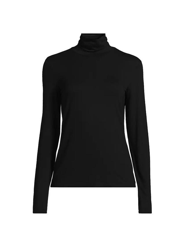 Multi Stretch-Jersey Turtleneck Top Product Image