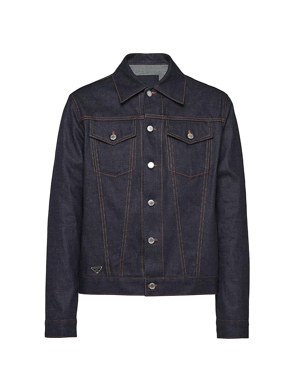 Mens Denim Blouson Jacket Product Image