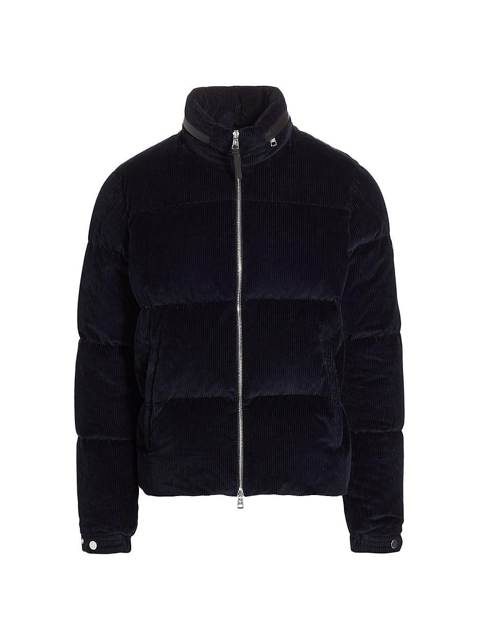 Moncler Besbre Quilted Corduroy Short Down Puffer Jacket Product Image