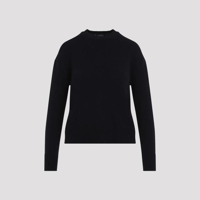 MAX MARA Navy Blue Knitted Sweater Product Image