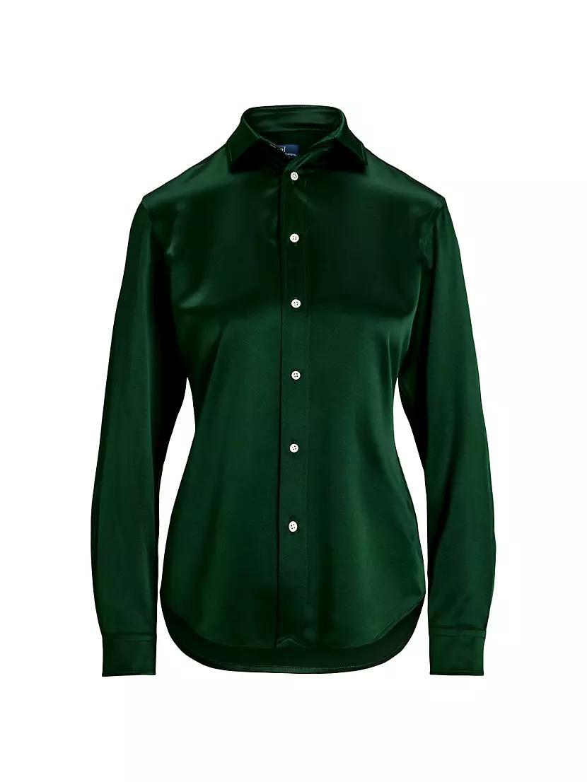 Silk Long Sleeve Shirt Product Image